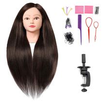 Mannequin Head Armum 80% cabelo humano 26-28 Cabeleireiro 4 Mannequin Head Armum 80% cabelo humano 26-28 Cabeleireiro 4
