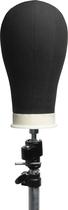 Mannequin Head Diane D335, tela preta de 22 polegadas para perucas