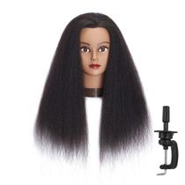 Mannequin Head HEADFIX Headfix Hair 100% Real Hair 16cm
