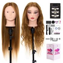Mannequin Head Neverland Beauty & Health com 60% de cabelo humano real