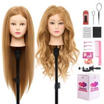 Mannequin Head Neverland Beauty & Health com 80% de cabelo humano real