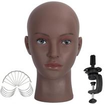 Mannequin Head Simnient Bald para confecção, modelagem e treinamento de perucas