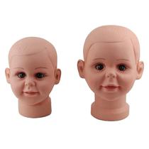 Mannequin Head Voloria Big Baby Boy para exibição de chapéus de peruca