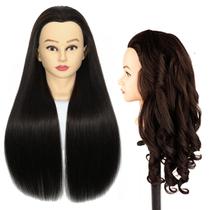 Mannequin Head WeIran 80% de cabelo humano para modelar o cabelo