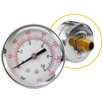 Manômetro 1/4 Horizontal 40mm 10 BAR 0-150 Psi Manômetro 1/4 Horizontal 40mm 10 BAR 0-150 Psi