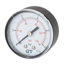 Manômetro 1/4 Saída Traseira 240 Lbs 14.06 Bar Aco 50 Mm Manômetro 1/4 Saída Traseira 240 Lbs 14.06 Bar Aco 50 Mm