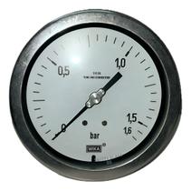 Manômetro 120mm 1,6 Bar Conexão Traseira 1/2 Manômetro 120mm 1,6 Bar Conexão Traseira 1/2