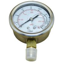 Manômetro 63Mm 1500 Psi 103 Bar Com Glicerina Aço Manômetro 63Mm 1500 Psi 103 Bar Com Glicerina Aço