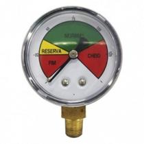 Manômetro Colorido Genebre Medidor Cheio/vazio Rosca 1/8npt