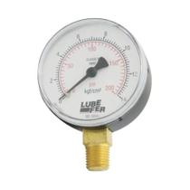 Manometro compressor de 200 lbs 1/4 npt 60mm - lub-36a - lubefer Manometro compressor de 200 lbs 1/4 npt 60mm - lub-36a - lubefer