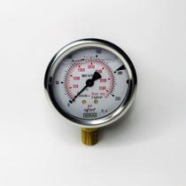 Manômetro D.63mm (2.1/2) 0-250 Kgf/cm2 Vertical Caixa Inox
