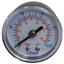 Manômetro De Ar Horizontal 1/8 Bsp 40mm 150 Psi Manômetro De Ar Horizontal 1/8 Bsp 40mm 150 Psi
