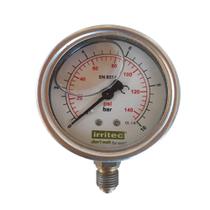 Manometro de Glicerina Corpo Metalico 0 a 10 BAR