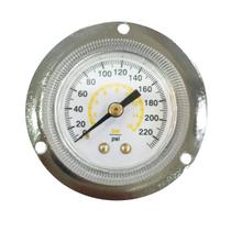 Manômetro de Pressão 1.8 Horizontal 220 psi 16 Bar Manômetro de Pressão 1.8 Horizontal 220 psi 16 Bar