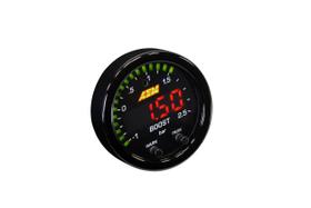 Manômetro de Pressão de Turbo AEM 30-0306 Série X 52mm Preto Manômetro de Pressão de Turbo AEM 30-0306 Série X 52mm Preto