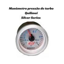 Manômetro de pressão de turbo Auto Gauge Silver Series 1,5kg