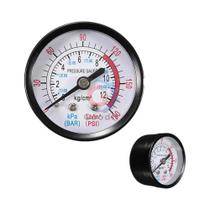 Manômetro De Vácuo E Pressão De Ar Mini Com Escala Dupla 1/4 NPT 30HG 0PS 2 Mostradores Display Manômetro De Vácuo E Pressão De Ar Mini Com Escala Dupla 1/4 NPT 30HG 0PS 2 Mostradores Display