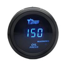 Manômetro Digital Automotivo 52mm 2 Polegadas PSI BAR Temperatura Da Água Pressão Do Óleo Voltímetro