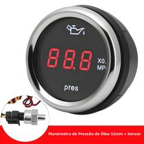 Manômetro Digital De Pressão De Óleo Para Carros E Caminhões 0-1.0 Mpa Sensor 1/8 NPT 12V 24V Alarme Manômetro Digital De Pressão De Óleo Para Carros E Caminhões 0-1.0 Mpa Sensor 1/8 NPT 12V 24V Alarme