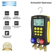 Manômetro Digital HVAC Autoool Para Refrigeração, Vácuo, Pressão E Temperatura Para Ar Condicionado