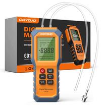 Manômetro GOYOJO GD100 portátil com LCD retroiluminado e sensor de temperatura Manômetro GOYOJO GD100 portátil com LCD retroiluminado e sensor de temperatura