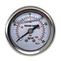 Manometro hidraulico 160 bar/kgf rosca 1/4 bsp modelo yn40z Manometro hidraulico 160 bar/kgf rosca 1/4 bsp modelo yn40z