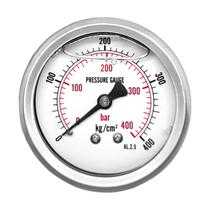 Manometro hidraulico 400 bar rosca 1/4 modelo yn60zbf