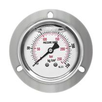 Manometro hidraulico 400 bar rosca 1/4 npt modelo yn60zt