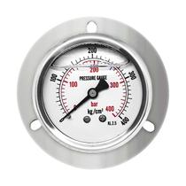 Manometro hidraulico 400 bar rosca 1/4 npt modelo yn60zt