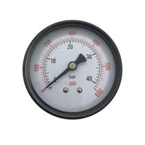 Manômetro Horizontal 63mm Rosca 1/4 Escala 40 Bar 600 Psi