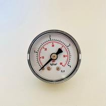 Manômetro horizontal -diam.40mm (1.1/2” ) com escala de 0-4 KGF/CM2 x 60 PSI