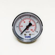 Manômetro horizontal - diam.50mm (2” ) com escala de 0-10 KG/CM x 150 PSI