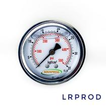 Manômetro horizontal -diam.63mm (2. 1/2” ) com escala de 0-35 KGF/CM2 x 500 PSI