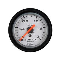 Manômetro Mecânico Pressão De Turbo 0-2kgf/cm² 60mm Cinza
