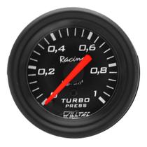 Manômetro Mecânico Pressão Turbo 0-1kgf/cm² 52mm Preto