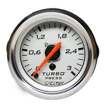 Manômetro Mecânico Pressão Turbo 0-3kgf/cm² 52mm Cinza Univ.