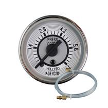 Manômetro Pressão Combustível Fusca 7 Kg Branco + Cabo 4,5 m