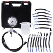 Manometro Pressão de Bomba de Combustível com Manômetro de Aço Inox, Glicerina e 17 Mangueiras Manometro Pressão de Bomba de Combustível com Manômetro de Aço Inox, Glicerina e 17 Mangueiras