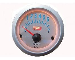Manômetro Pressão de Óleo 52mm Auto Gauge Silver Séries Manômetro Pressão de Óleo 52mm Auto Gauge Silver Séries
