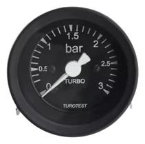 Manômetro Relogio Indicador Pressão Turbo 52mm 3bar Kg