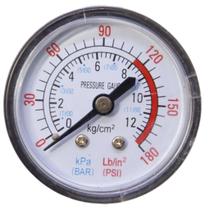 Manômetro Schulz 1/4 50 Mm 180 Lbs Saída Traseira Manômetro Schulz 1/4 50 Mm 180 Lbs Saída Traseira