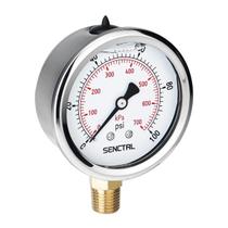 Manômetro SENCTRL 2,5" 100 psi com glicerina Manômetro SENCTRL 2,5" 100 psi com glicerina