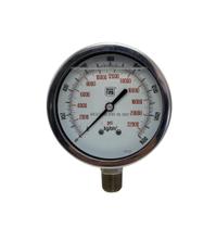 Manômetro - Total Inox D.100mm(4) 0-1600 Kgf/cm2 X 22000 Psi