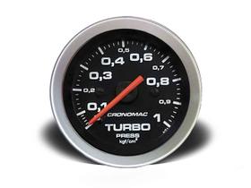 Manômetro turbo 52mm mecânico 1kg sport (155301tp) cronomac