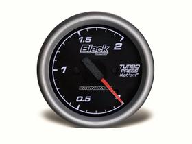 Manômetro turbo 60mm mecânico 2kg black series cronomac