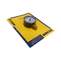 Manômetro Vertical 1/4" Para Compressores De Ar Schulz - 830.1673-0