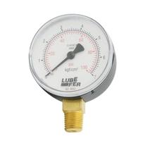 Manômetro Vertical de 100 Libras 1/4" LUB-36E - Lubefer