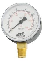 Manômetro Vertical De 100 Libras 1/4 Lub-36e - Lubefer Manômetro Vertical De 100 Libras 1/4 Lub-36e - Lubefer