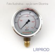 Manômetro vertical - diam.100mm (4") com escala de 0-250 KGF/CM2 x 3500 PSI