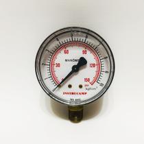 Manômetro vertical - diam.63mm (2.1/2” ) com escala de 0-10 KGF/CM2 x 150 PSI